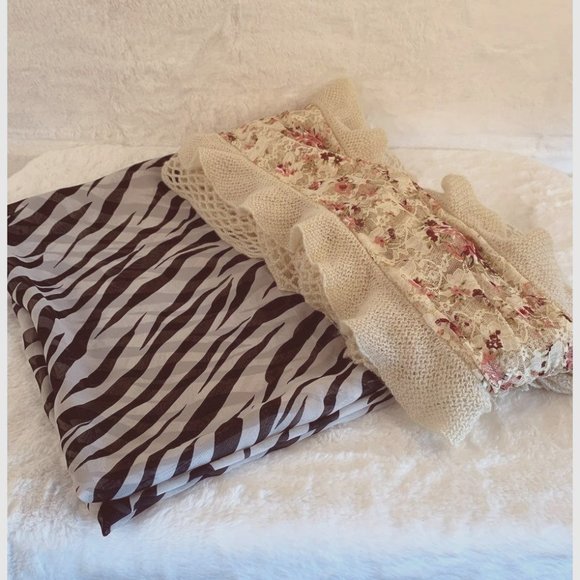 Ladies Set of 2 Fashion Scarf - Picture 1 of 1